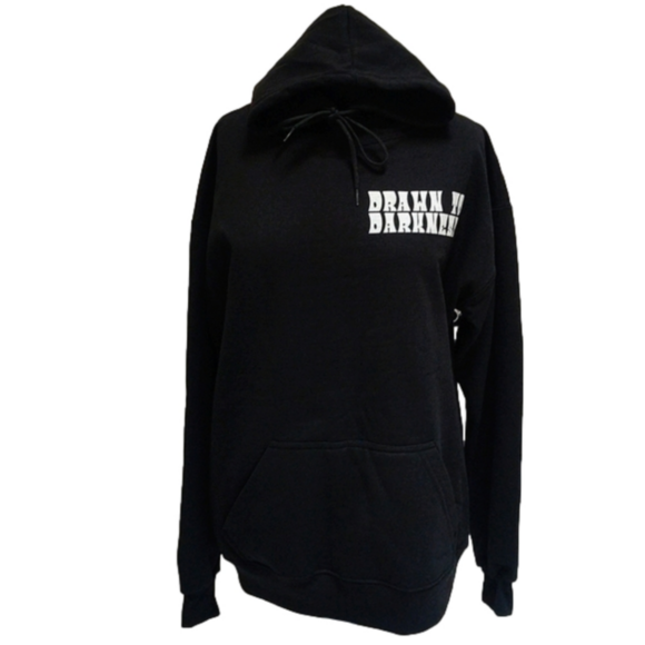 ALF DRAWN To Darkness Black Hoodie Long Sleeve Sweater Cats Jacket Sweatshirt - Picture 4 of 5